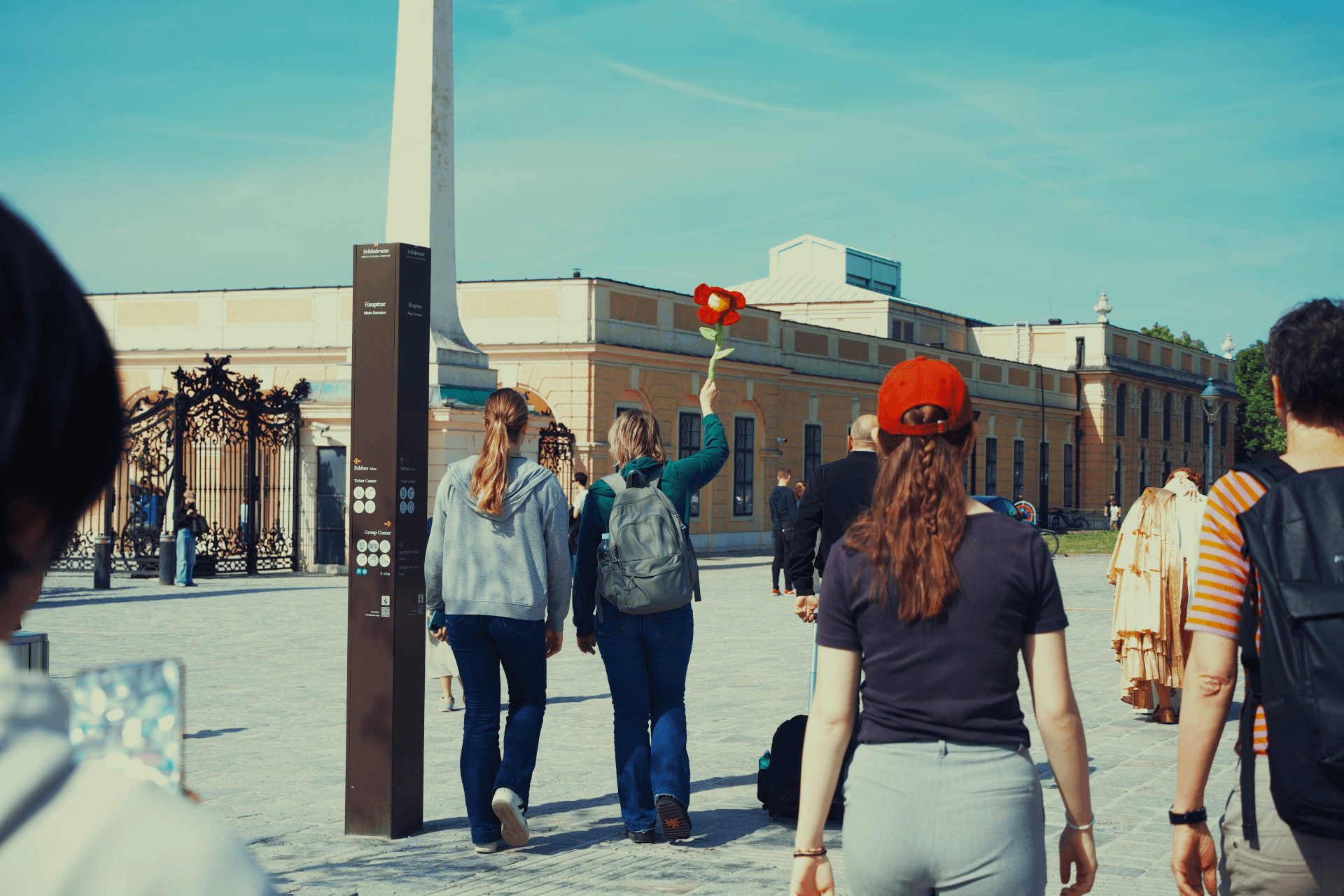 The Guide with Flowers